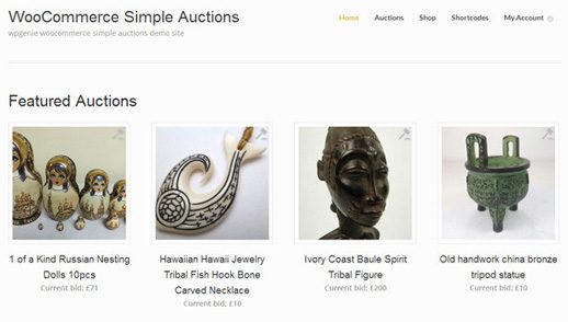 Simple Auctions